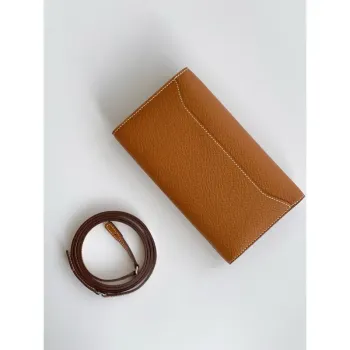 Hermes Constance To Go Wallet in Gold Epsom Calfskin