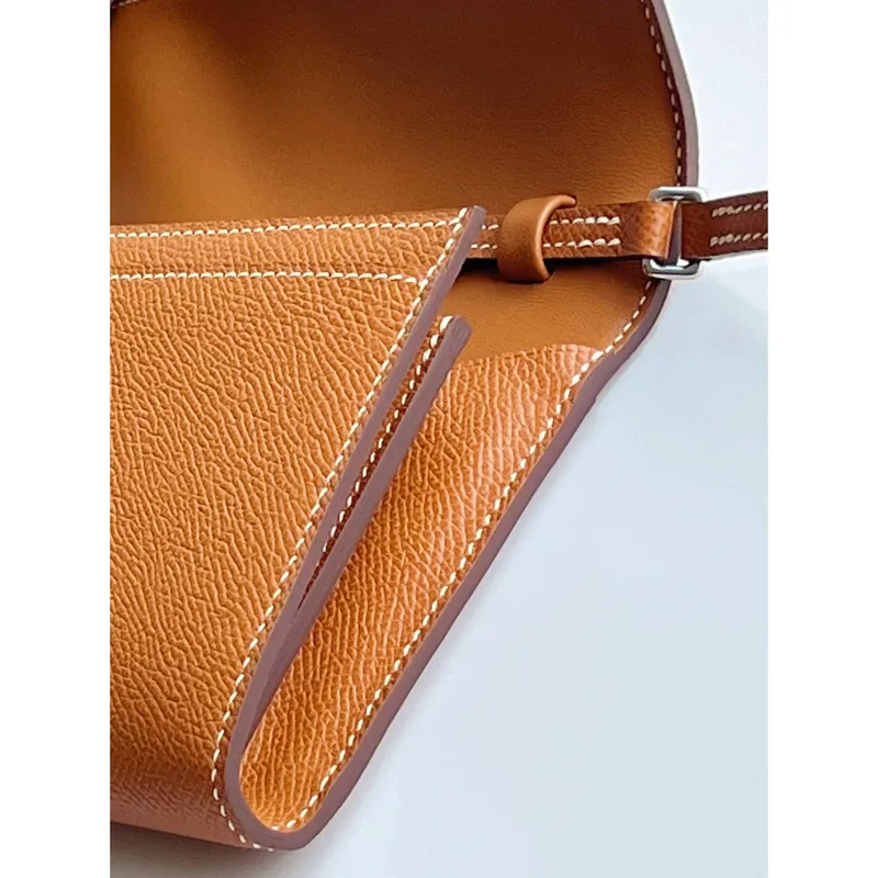 Hermes Constance To Go Wallet in Gold Epsom Calfskin