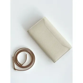 Hermes Constance To Go Wallet in Craie Epsom Calfskin