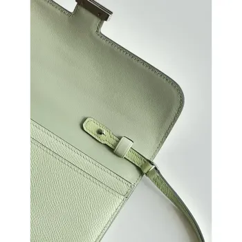 Hermes Constance To Go Wallet in Vert Fizz Epsom Calfskin